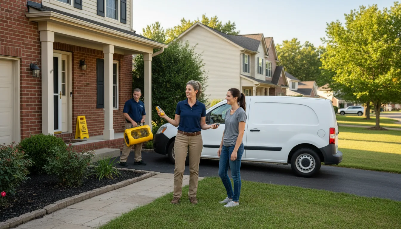 Water restoration image for Mildew Remediation in Bentonville, VA